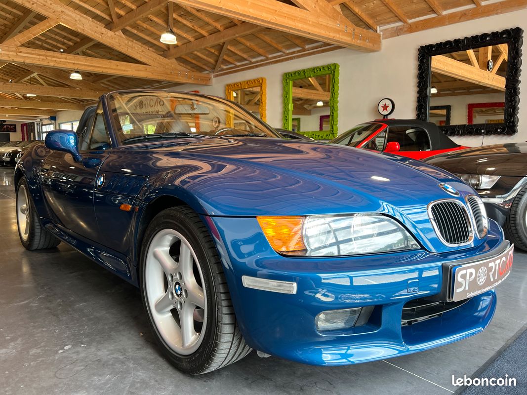 BMW Z3 2.2 6 Cylindres 170cv Phase 2 "Bleu Topaze / Cuir Classique Noir" 04/2001 SEULEMENT 65.000 km "ETAT NEUF" *LIVRAISON POSSIBLE (image 3)