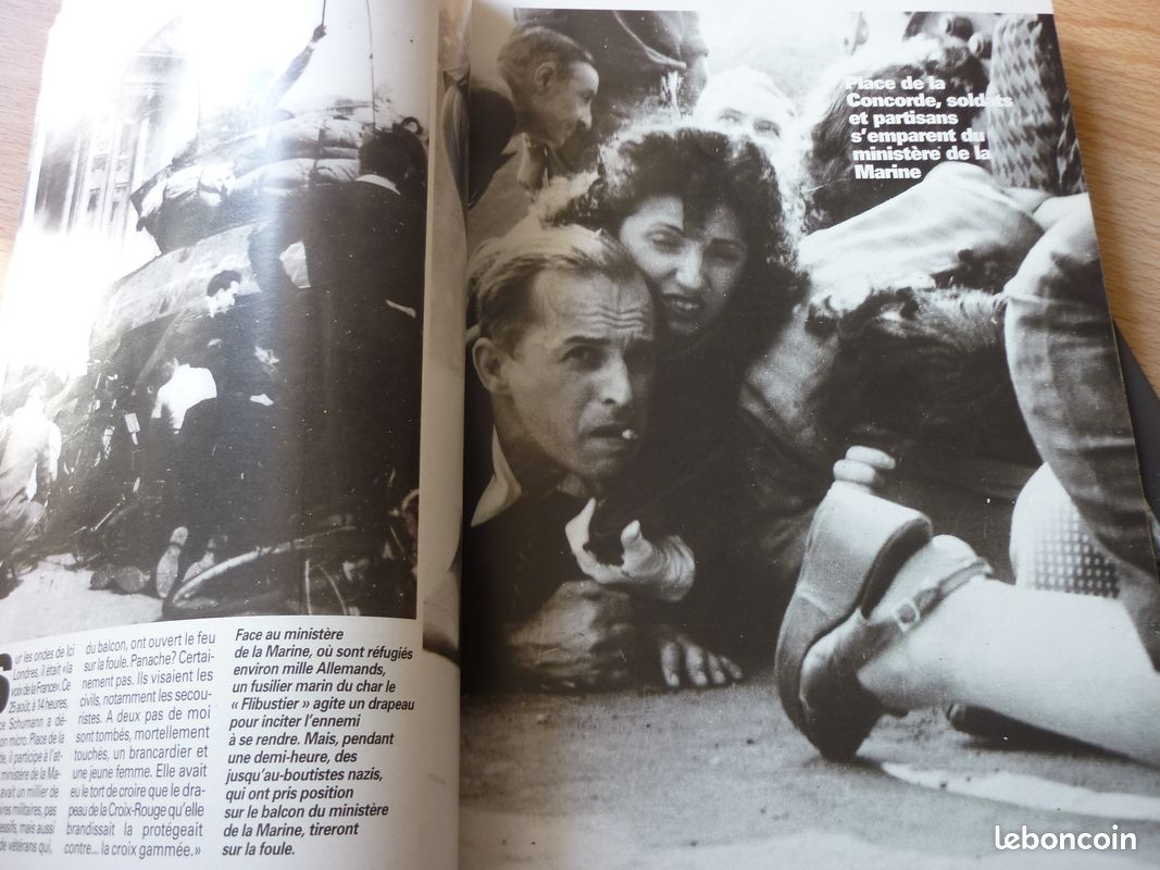 Paris match de aout 1994 "les 50 ans de la libération de paris 24 aout 1944" à 8 euros (image 3)