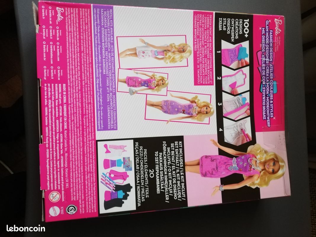 Coffret Barbie créatrice de Mode NEUF (image 2)