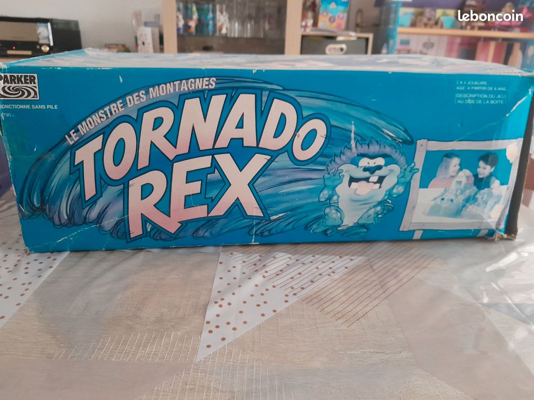 Jeu De Société Tornado Rex - Parker Brothers, 1991, Complet Et Fonctionnel, Vintage