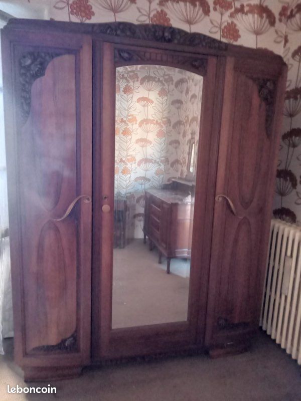 Armoire à glace en bois massif (image 1)