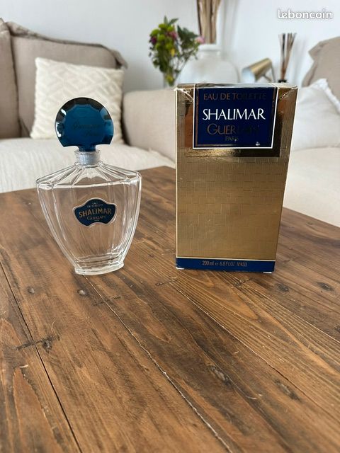 Shalimar Guerlain Flacon vide 200 ml avec sa boite (image 1)