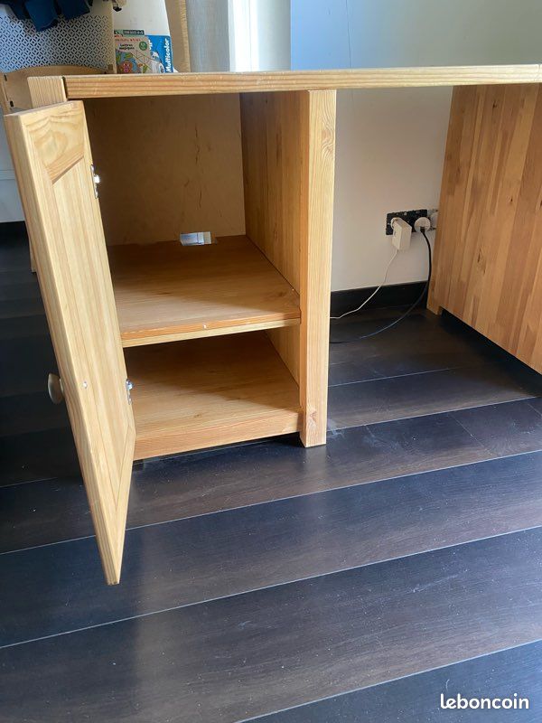 Bureau bois massif cocktail scandinave (image 6)