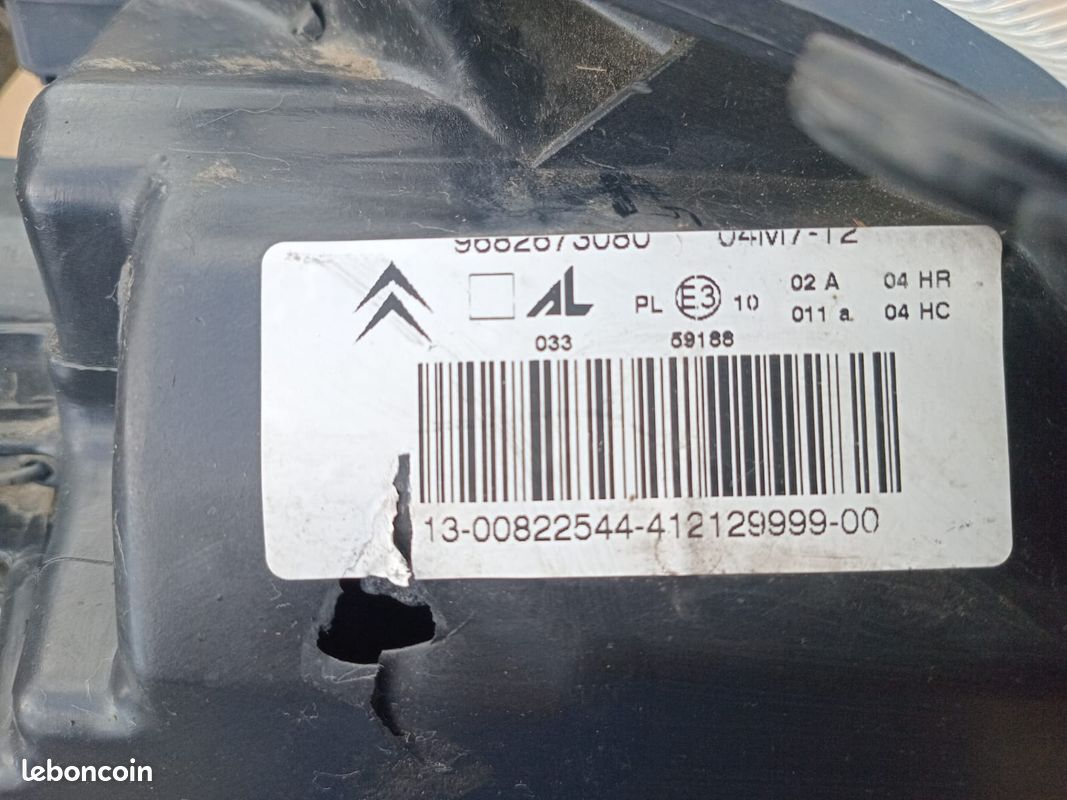 Bloc optique Citroën C3 (image 2)