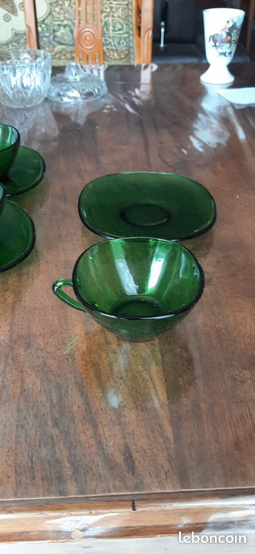 Tasses et sous tasses Vereco vintage (image 2)