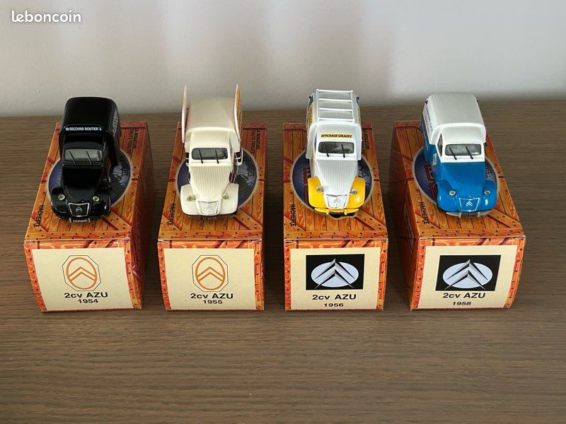 Miniature Norev 1/43 - Citroën 2CV AZU Camping Gaz 1955, Occasion Boîte