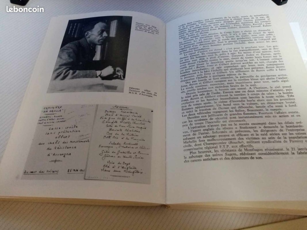Livre a nous auvergne sur la resistance (image 5)
