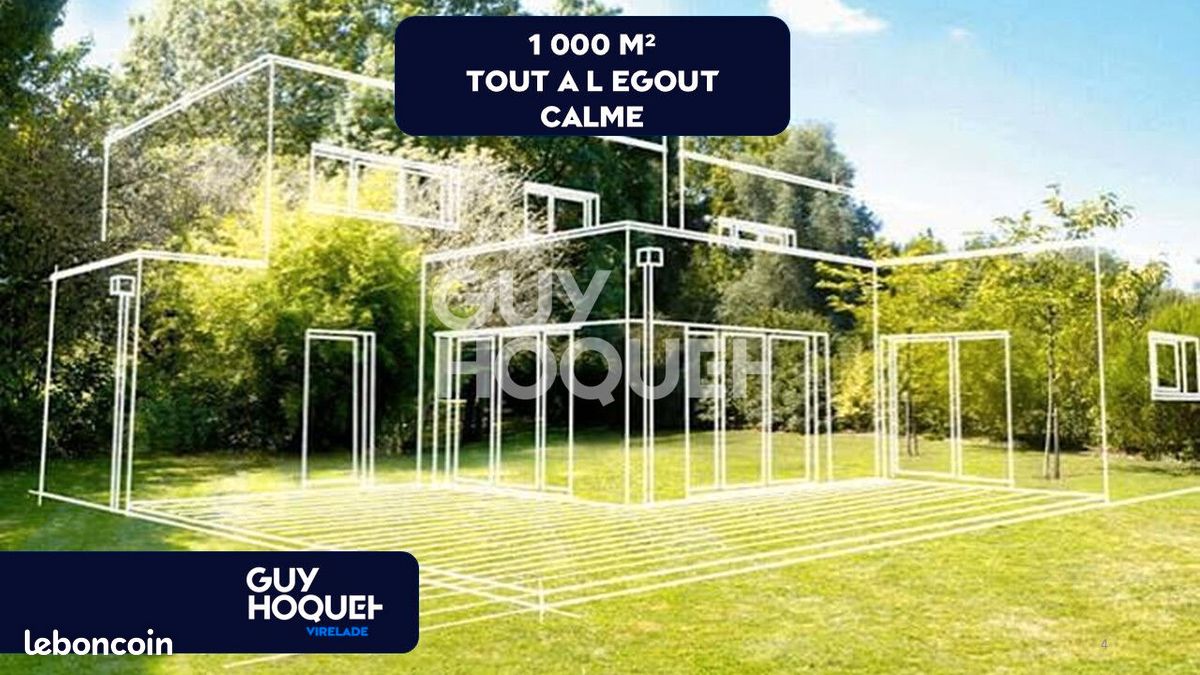 Terrain 1000 m² · à La Brède · 1 000 m² · 129 000 €