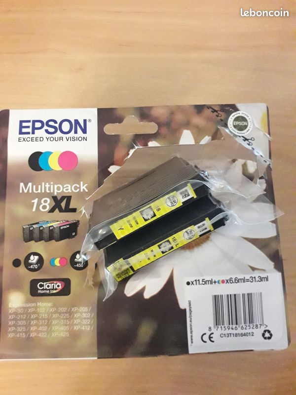 Cartouche encre EPSON YELLOW 18/ 18XL (image 1)
