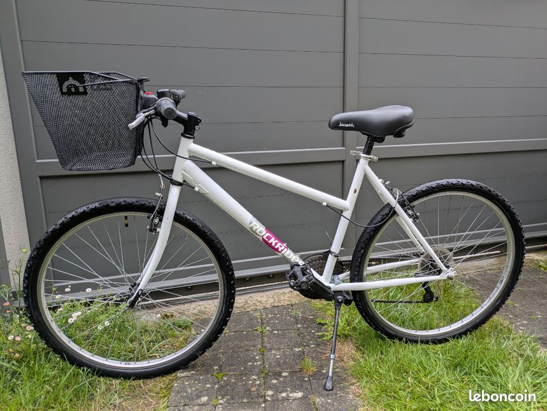 Decathlon Rockrider Velo Femme Decathlon Avec Panier Vélo Btwin