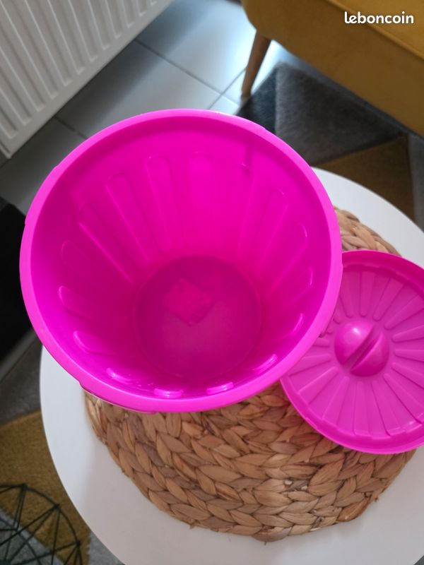 Sosoport Poubelle Sans Couvercle Style Rétro Acier Inox Pour Salle De