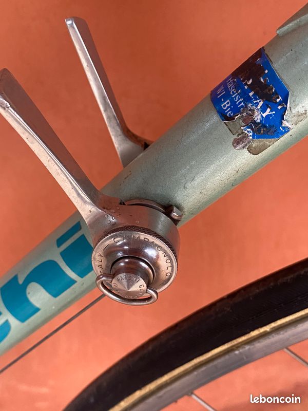Pompe à Cadre Vintage Campagnolo - Montage Tube De Selle, Italie, Années 70