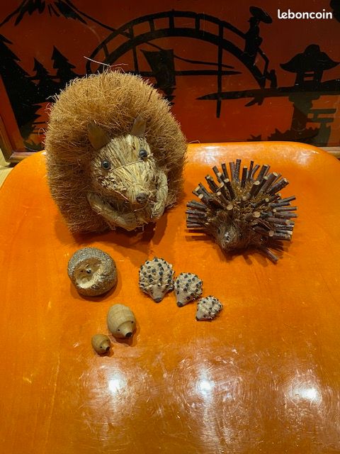 Lot 10 objets (toutes tailles) en forme de hérisson (image 2)