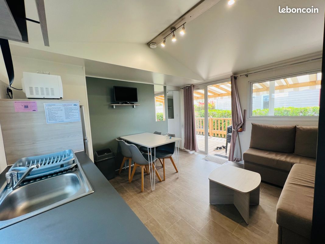 🌴 Mobil-home SAVINA 2021 – 2 CH / 2 SDB – Camping 5⭐ Île d’Oléron (image 2)