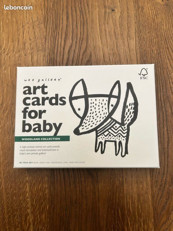 Cartes imagier bébé – noir et blanc (état neuf) (image 2)