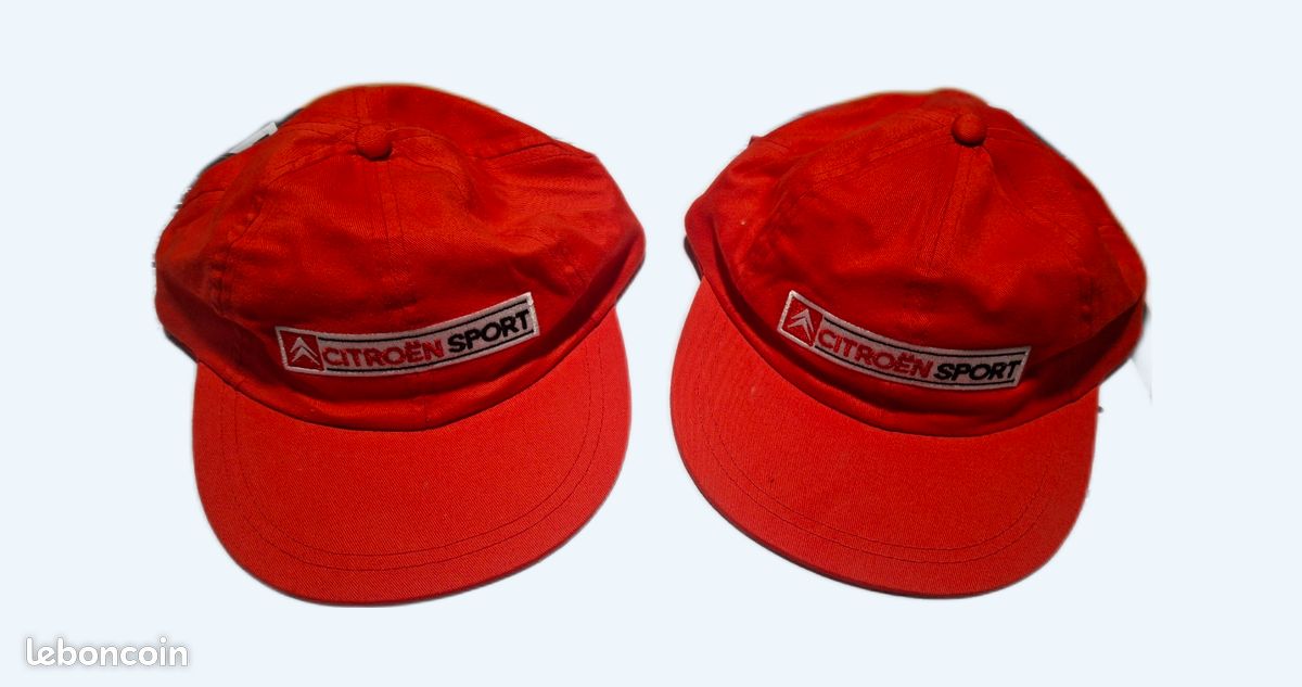 Casquette Rallye Citroën Racing Casquette Officielle Citroën Sport C4 WRC World Rally Team - Rouge, Taille Unique, Jamais Portée Retroviseur C4 Picasso