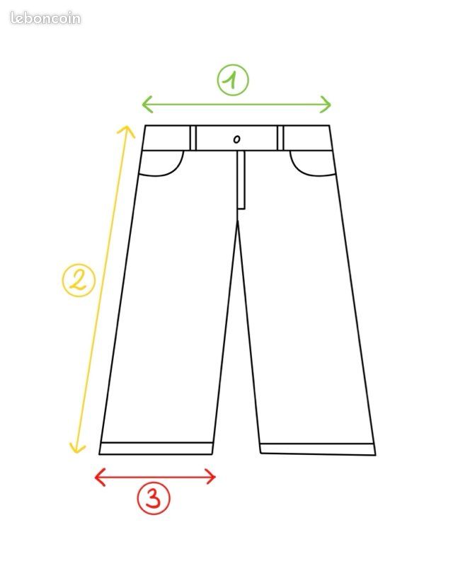 Pantalon Uniqlo Beige ( Taille S ) (image 7)