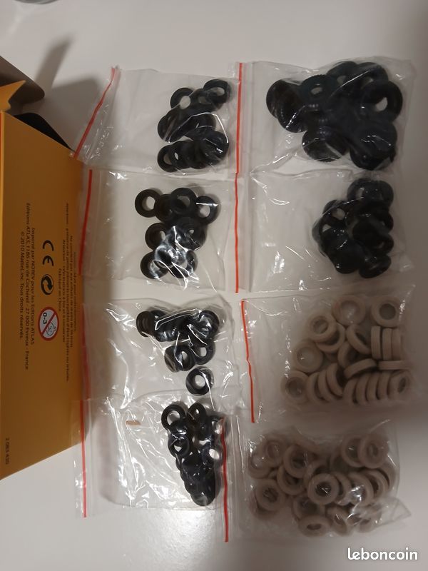 Lot De 4 Pneus Dunlop 13/7 Per Dinky Toys Scala 1:43 (gomma Nera)