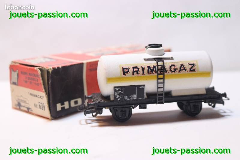JOUEF HO : wagon-citerne à 2 essieux SNCF Primagaz réf. 639 – 1/87 EUR