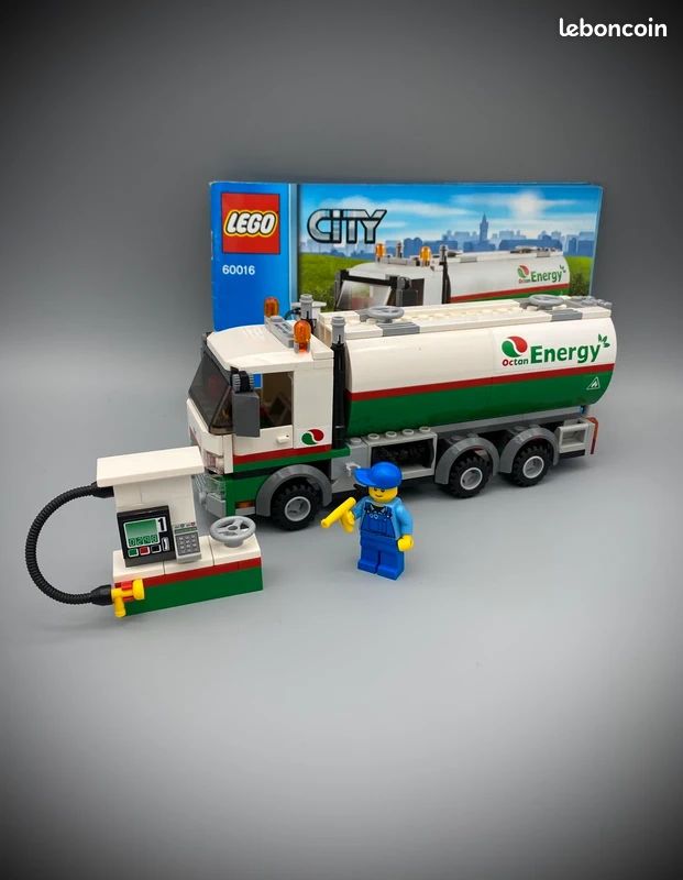 LEGO City 60016 Tanker Truck Complet avec Notice Jeux Jouets