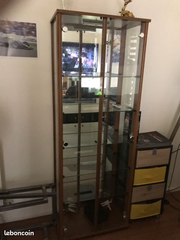 Vitrine bois et verre (image 1)