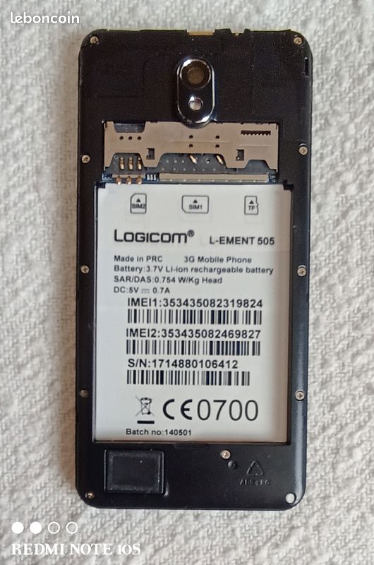 Smartphone Logicom 3G L-Ement 505 (image 3)