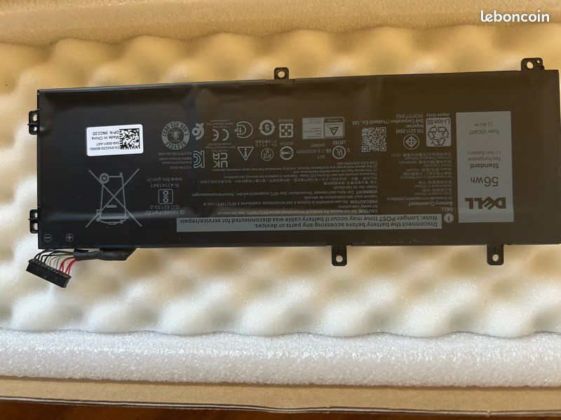 Dell 3-cell 56 Wh Lithium Ion Replacement Battery for Select Laptops (image 4)