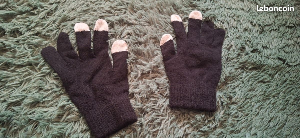 Gants Tactiles pour smartphone très pratique en Hiver - Taille unique Neuf Livraison OK 👍 (image 2)