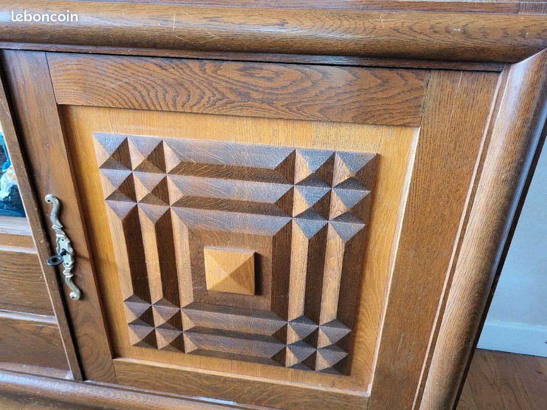 Meuble vintage en très bonne état, tout en bois (image 2)