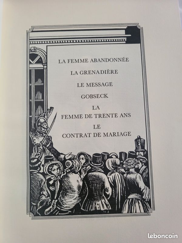 Lot 6 premiers tomes de la Comédie Humaine de Balzac dans la collection Jean de Bonnot (image 4)