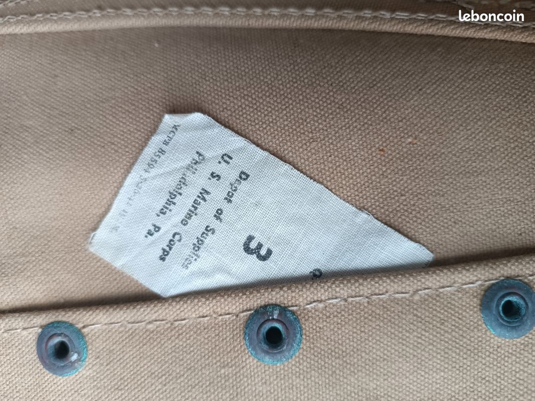 Guêtres usmc ww2 originale us (image 4)