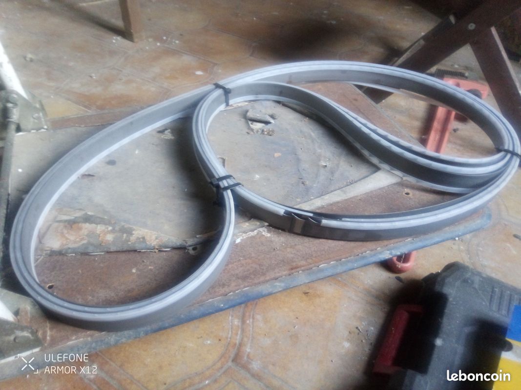 10 lames de scie à grumes Bi-metal band saw blade for wood 34 x 1,10 mm 1,14 W 4136mm 186 teeth (image 2)