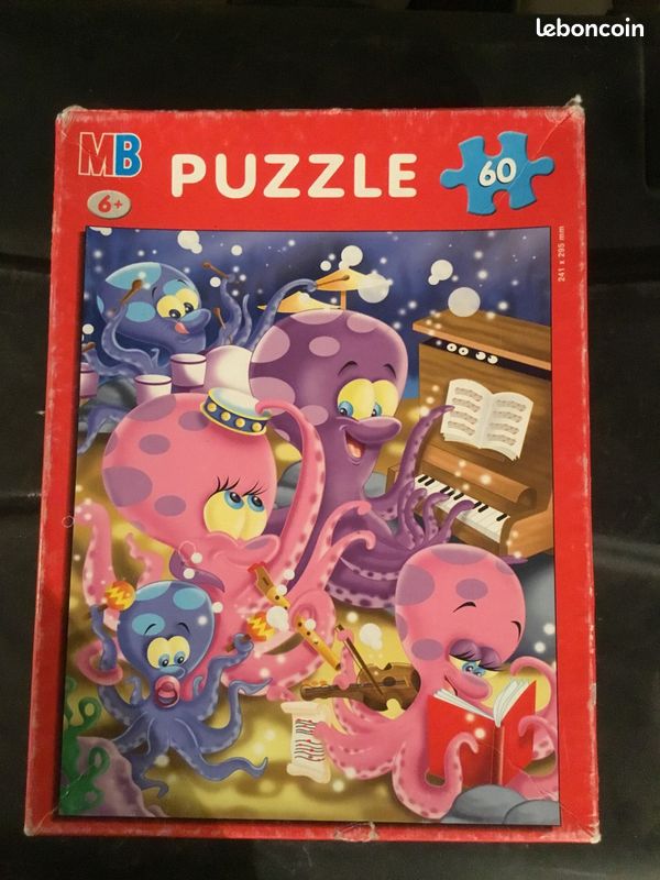 Puzzle pieuvre 60 pieces (image 1)