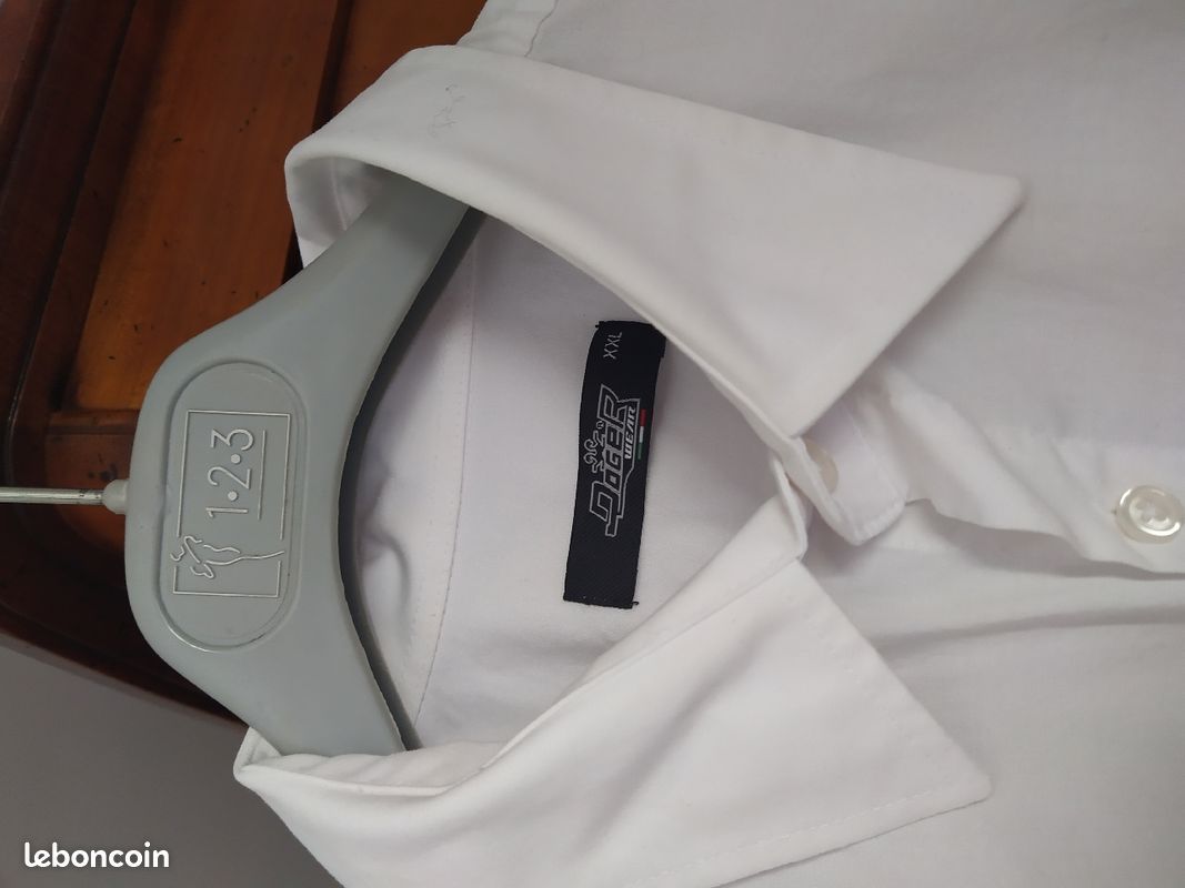 Chemise blanche unie (image 3)