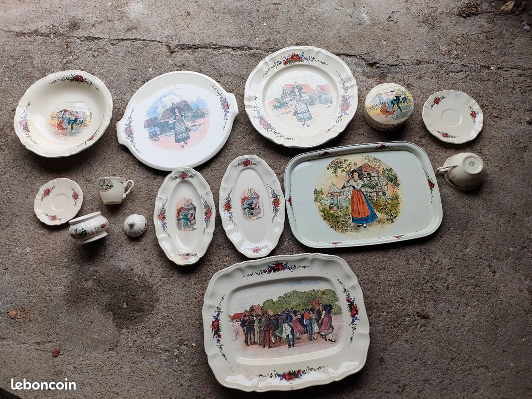 Divers vaisselles alsacienne le tout pour 40 euros (image 1)