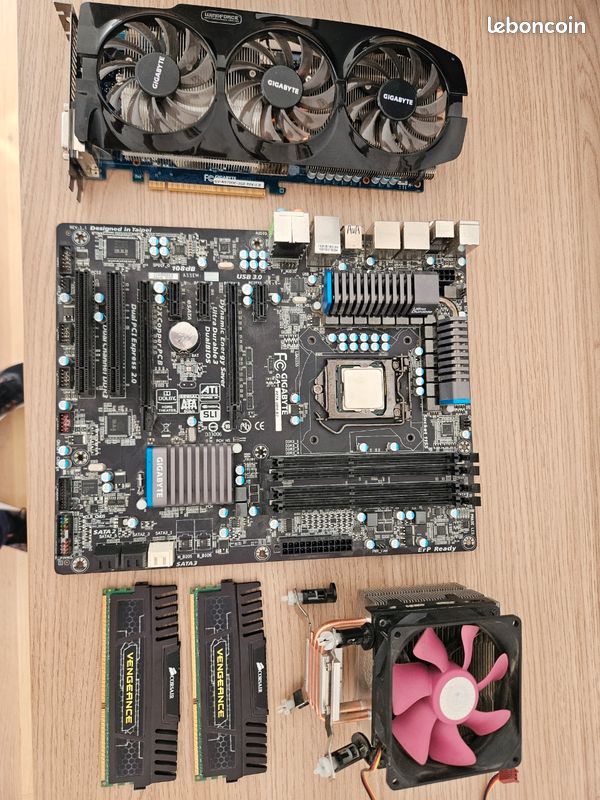 Carte Mère MSI B450 Gaming Plus Max Processeur RAM SSD Utilisé AMD