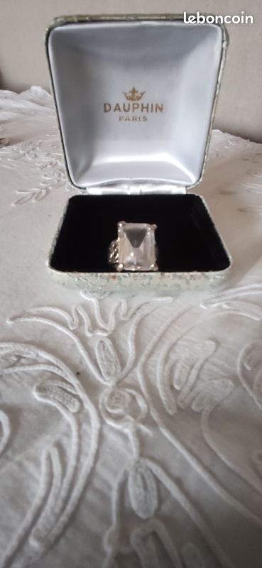 Bague En Argent Sterling Avec Zircon - Tailles 54.40 - Neuf Avec étiquettes - Bijou Élégant