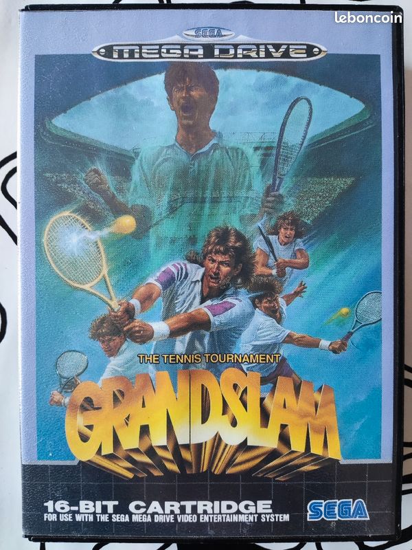 Vends jeux Megadrive "GRANDSLAM The Tennis Tournament" (image 1)
