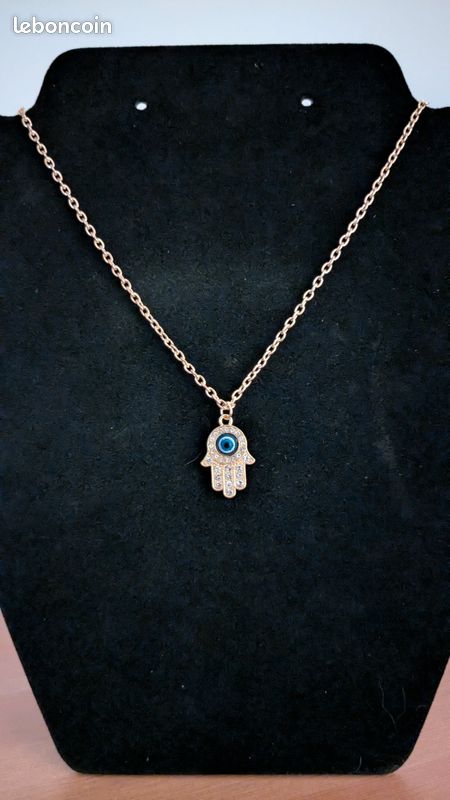 Pendentif ancien main de Fatma en argent vintage porte-bonheur bijou ethnique - Montres & Bijoux
