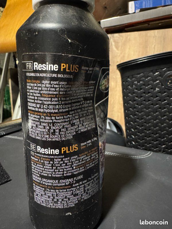 Résine Plus 30ml Platinium Nutrients - Rehausseur De Goût Et Sucres Pour Floraison