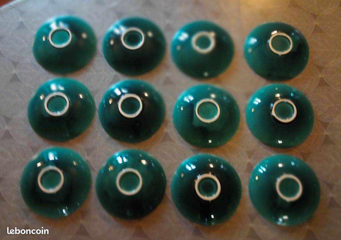 Annonce réservée à "Mercredi" Assiettes creuses en faïence de Charolles - Lot de 12 pièces (image 8)
