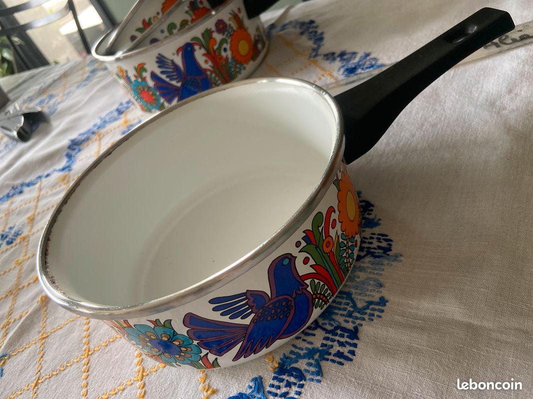 Poêlon/casserole Métal Acapulco Villeroy & Boch – Vintage Années 70 – Jamais Servi