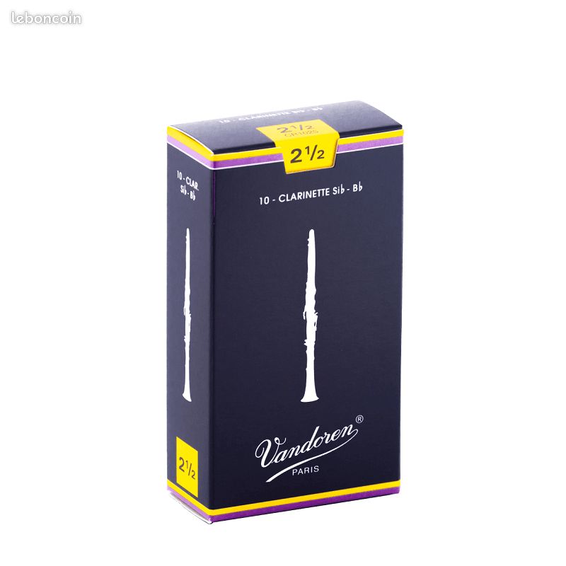 Anches Clarinette Alto Traditionnelles, Boite de 10 anches