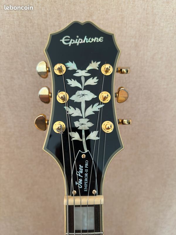 Guitare EPIPHONE JOE PASS EMPEROR II 2 Sunburst (image 2)