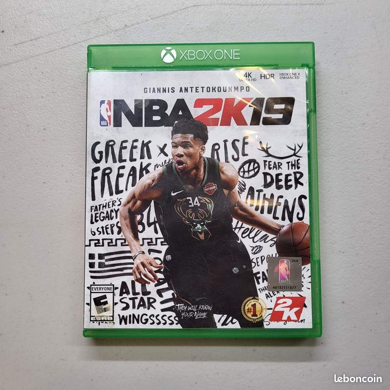 Jeu Xbox One NBA 2K19 + boîte + documents (image 18)