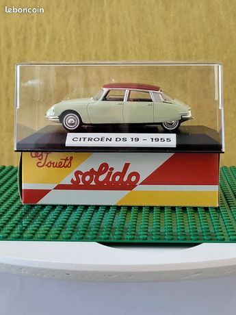 Solido 1/18 Citroën DS 19 Berline 1963 - Vert Métal, Très Bon état, Boîte D'origine