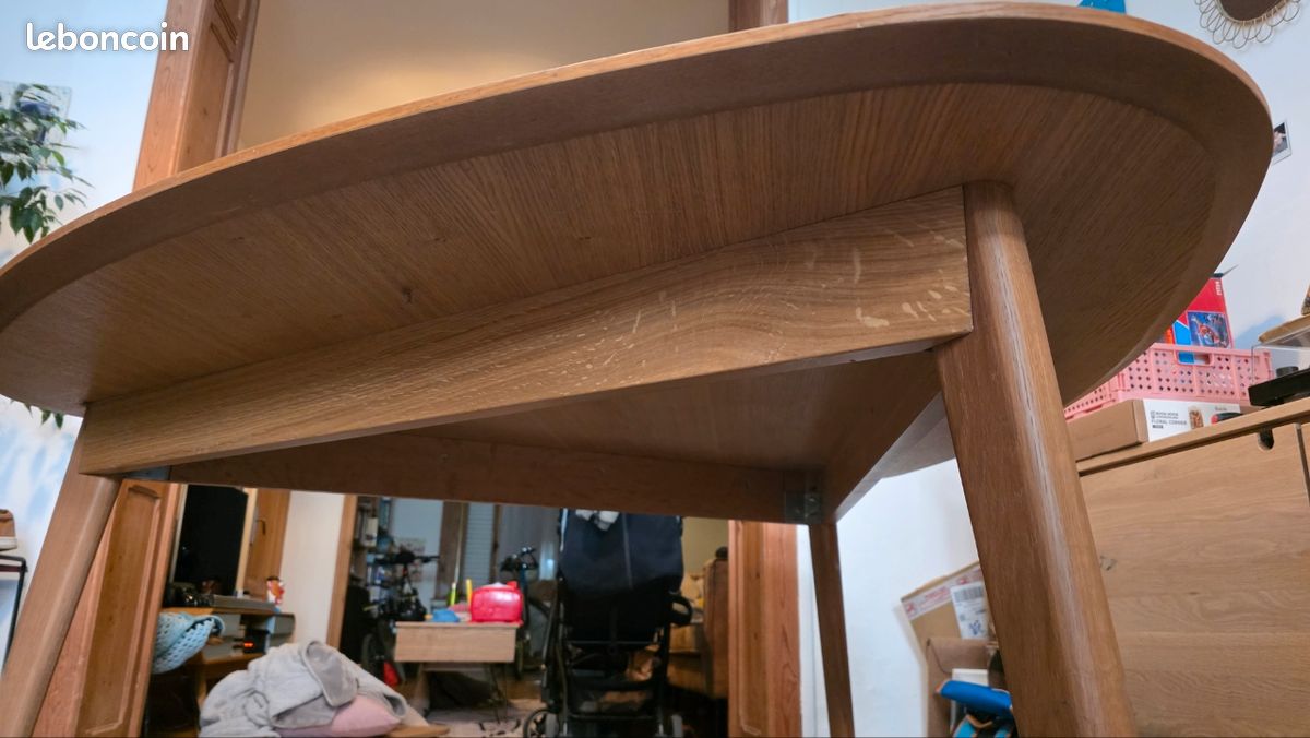 Table à manger Quilda La Redoute Intérieurs - chêne 6 pers (image 4)