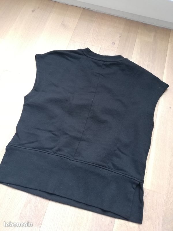 Pull sans manche col rond noir primark taille xs femme Vêtements