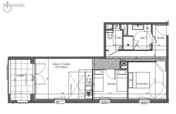 Location appartement Saint-Malo 3 pièces
