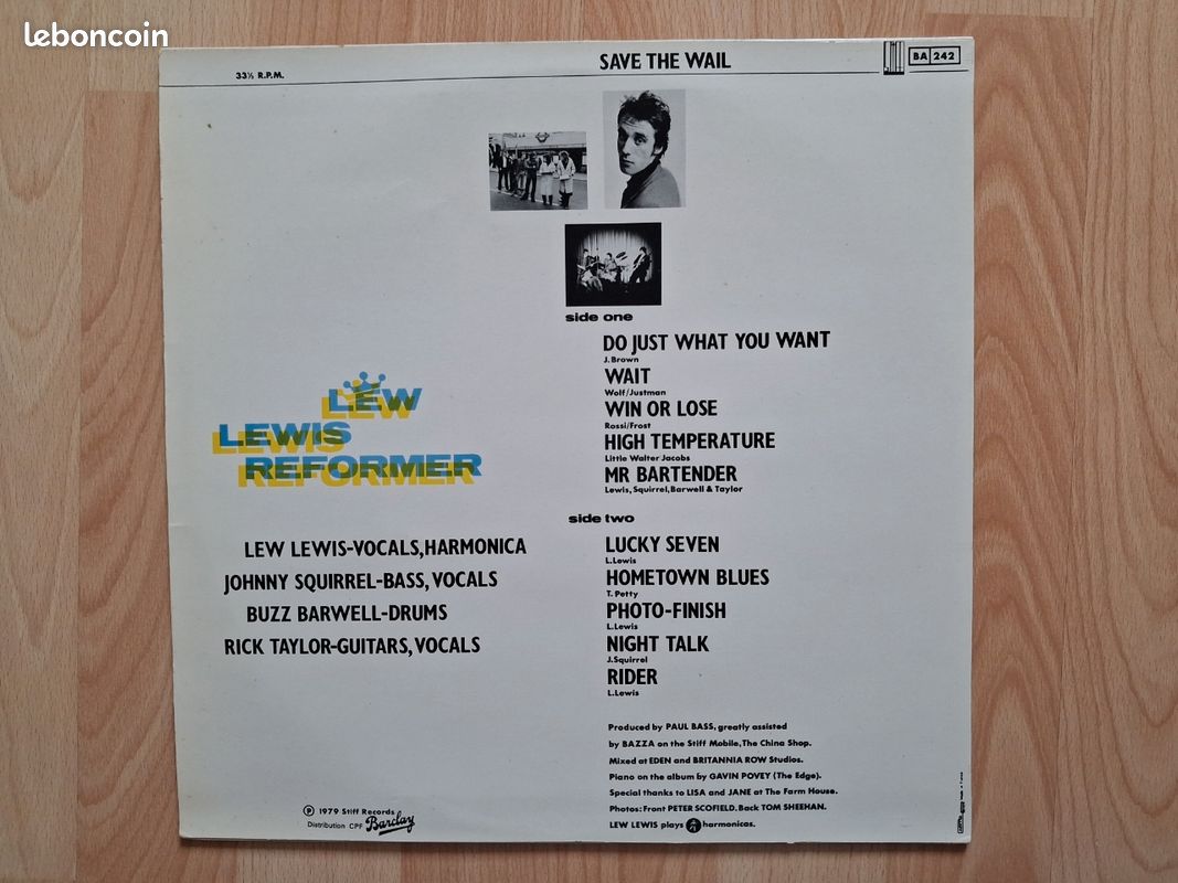 Vinyle Lew Lewis Reformer - Save The Wail (image 2)